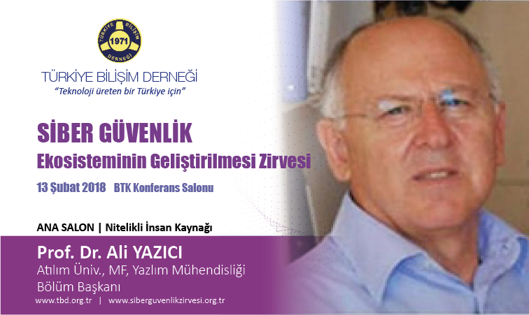Siber G-venlik Zirvesi-Prof. Dr. Ali YAZICI_Banner