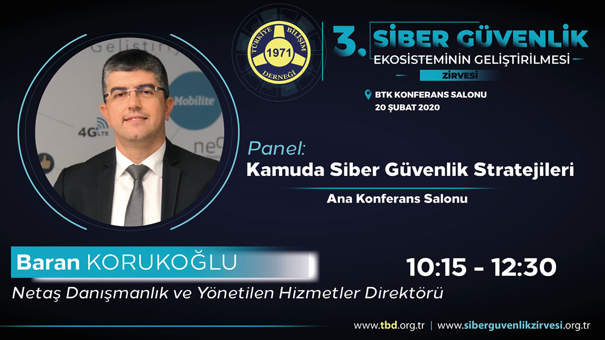 Baran KORUKOĞLU - 3. Siber Güvenlik Zirvesi