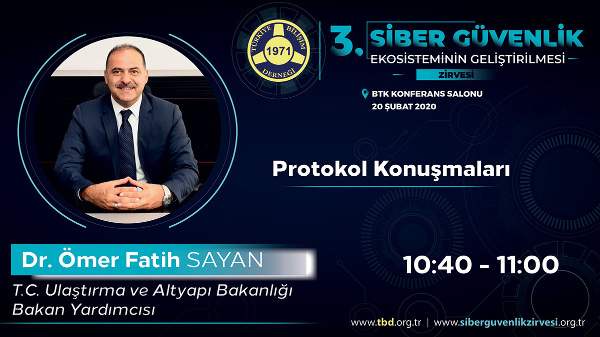 Dr. Ömer Fatih SAYAN - 3. Siber Güvenlik Zirvesi