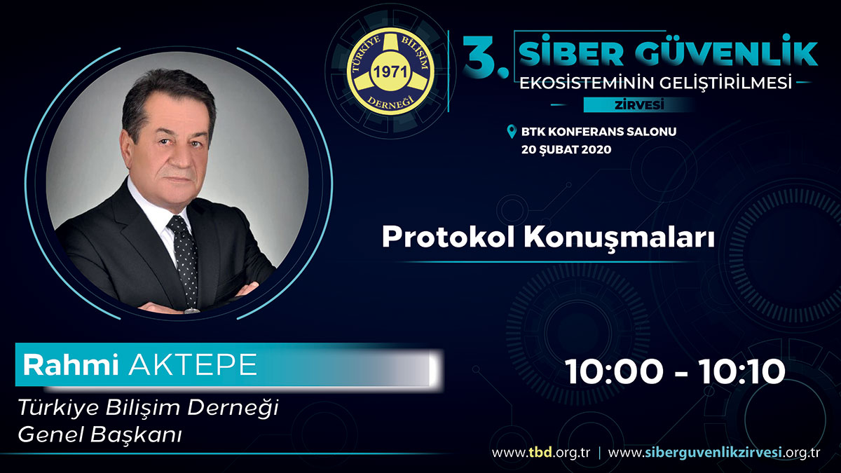 Rahmi AKTEPE - 3. Siber Güvenlik Zirvesi