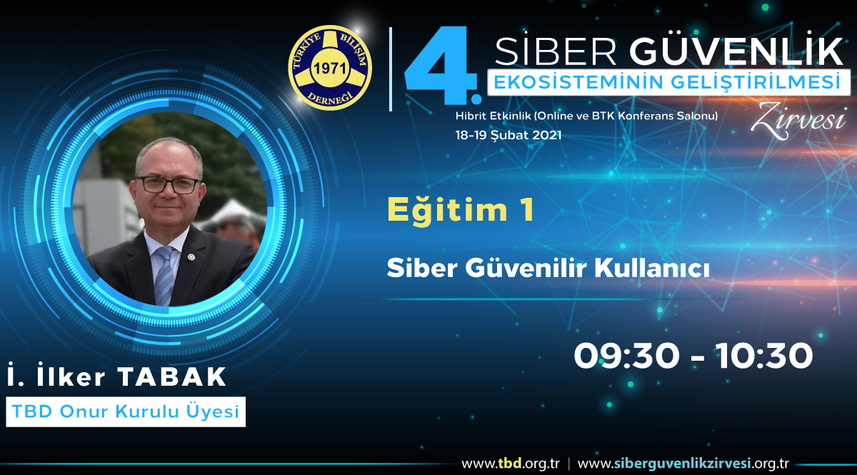 İ. İlker TABAK - 4. Siber Güvenlik Zirvesi