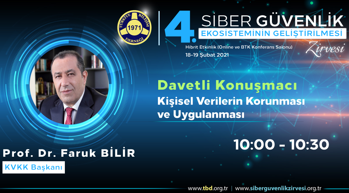 Prof. Dr. Faruk BİLİR - 4. Siber Güvenlik Zirvesi